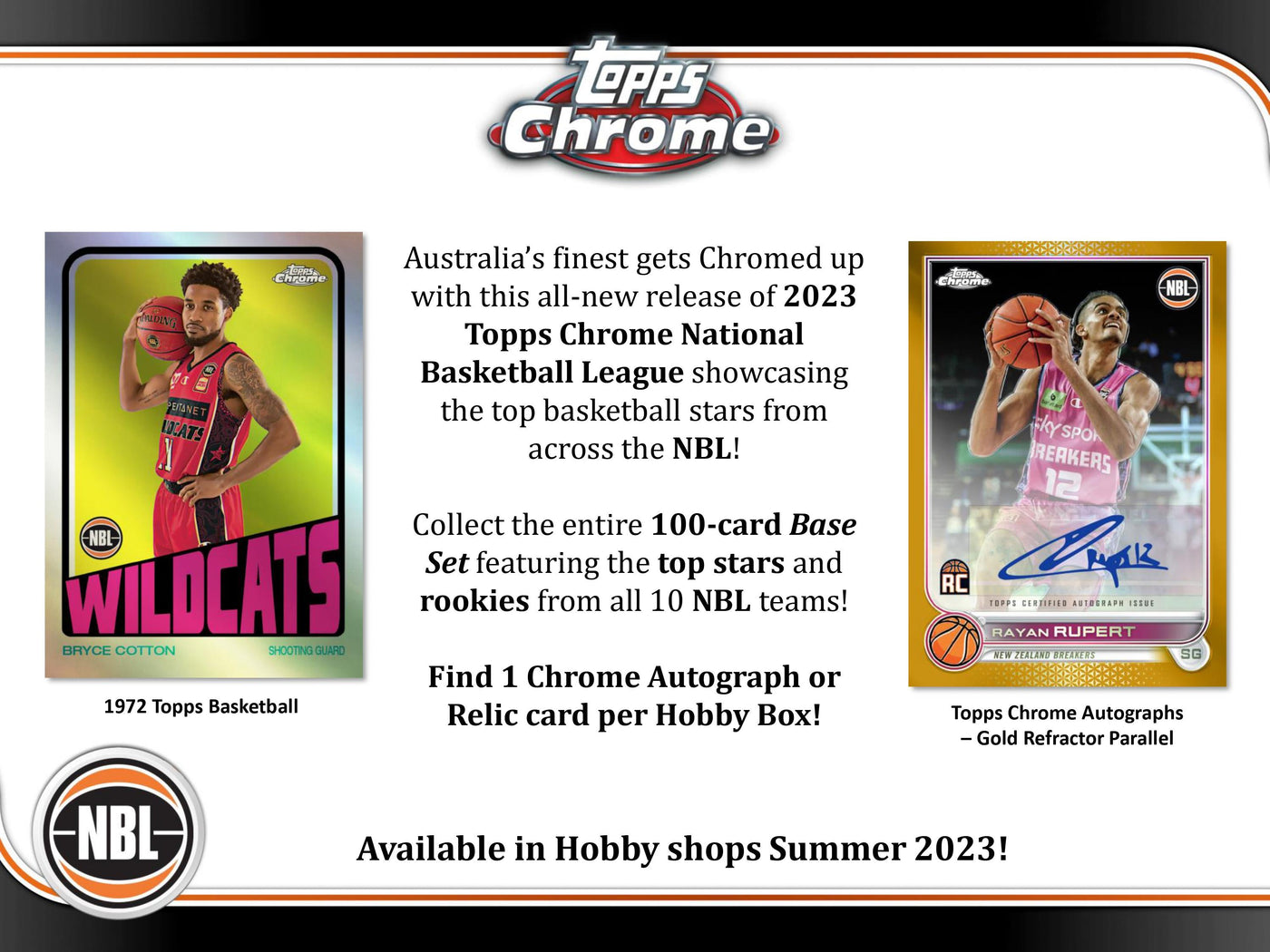 2022-23 Topps Hungry Jacks NBL Chrome Basketball Hobby Box