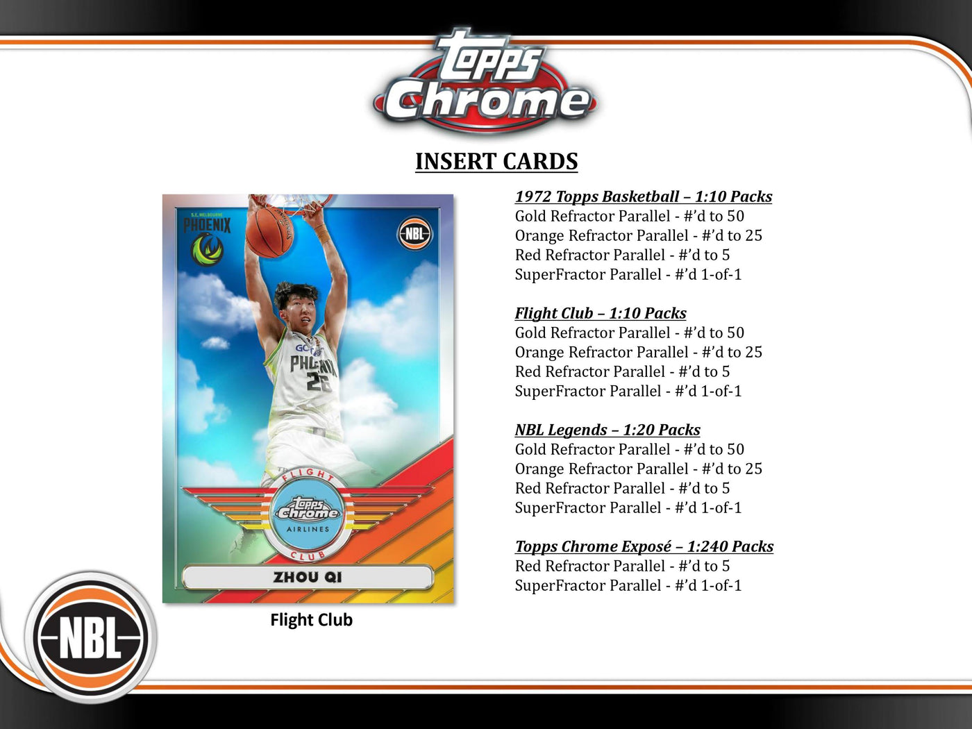 2022-23 Topps Hungry Jacks NBL Chrome Basketball Hobby Box