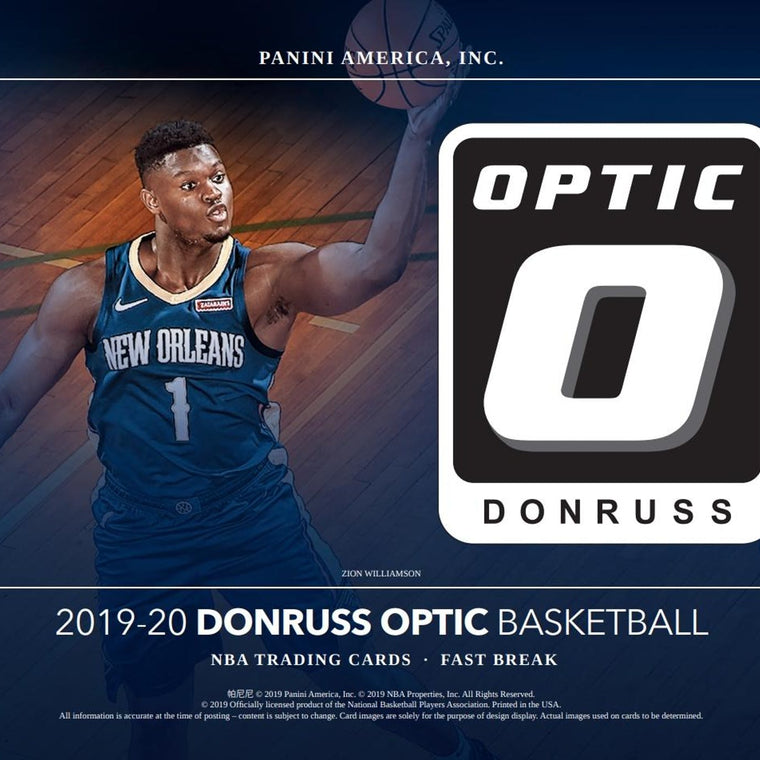 2019-20 Donruss Optic Basketball Fast Break Box