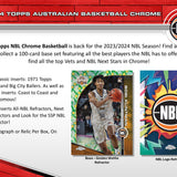 2023-24 Topps NBL Chrome Basketball Hobby Box