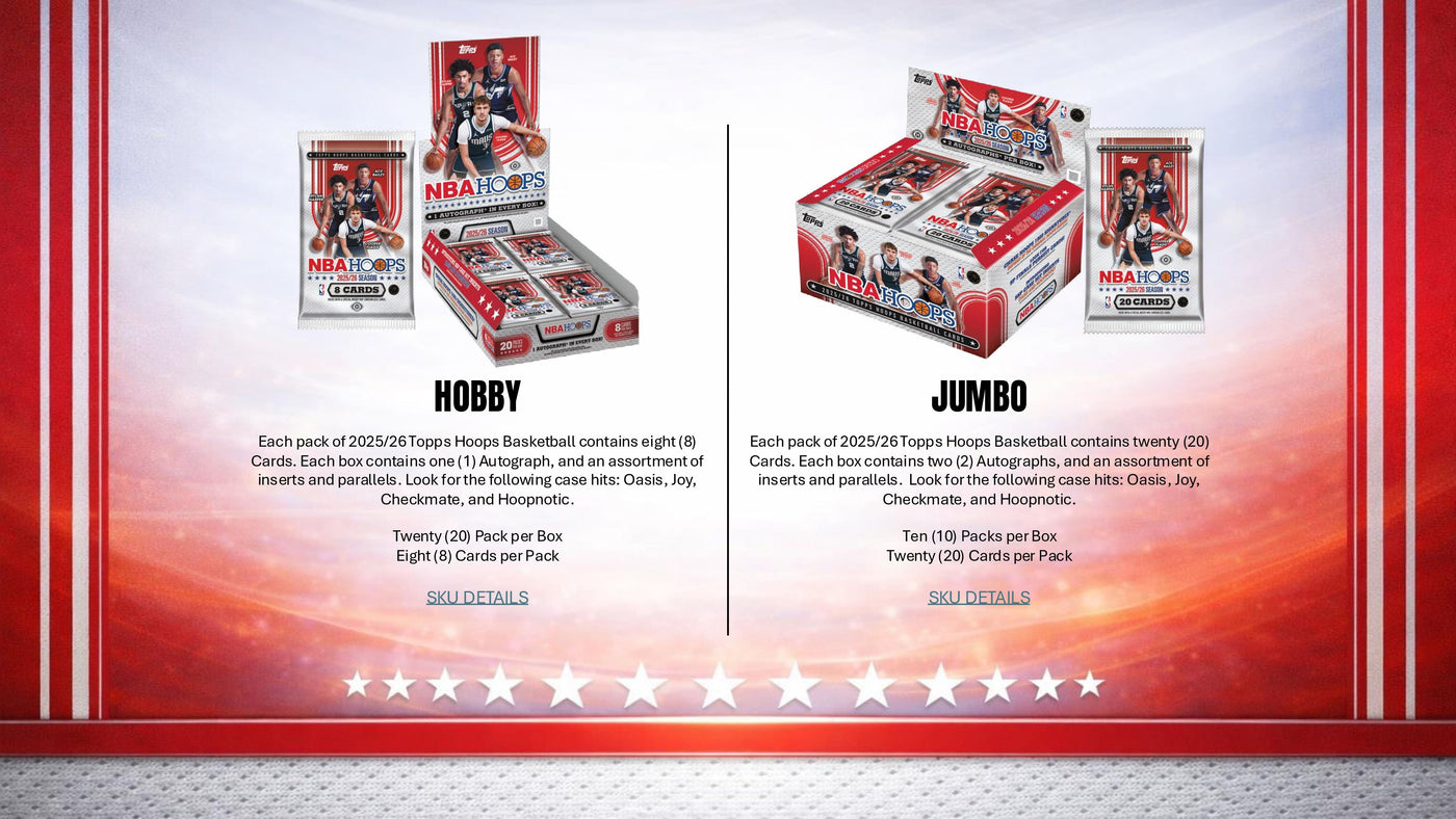 2025-26 Topps Hoops Basketball Hobby Box