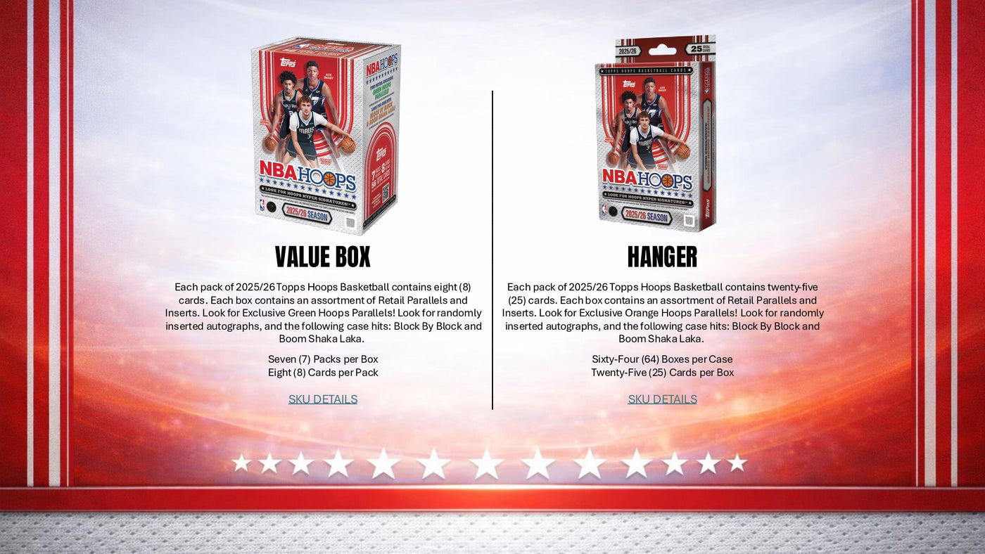 2025-26 Topps Hoops Basketball Hobby Jumbo Box