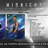 2025-26 Topps Midnight Basketball Hobby Box