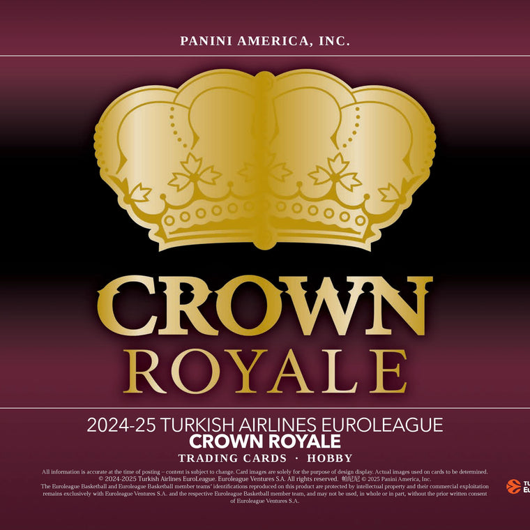 2024-25 Panini Crown Royale Euroleague Basketball Hobby Box