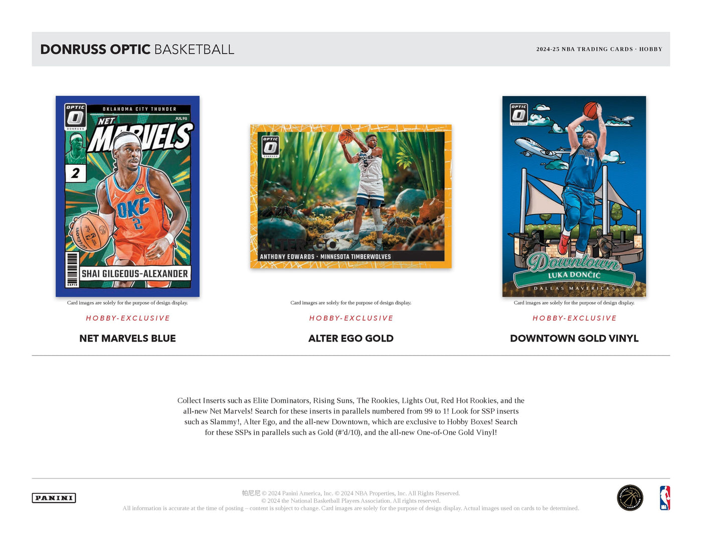2024-25 Panini Donruss Optic Basketball Hobby Box