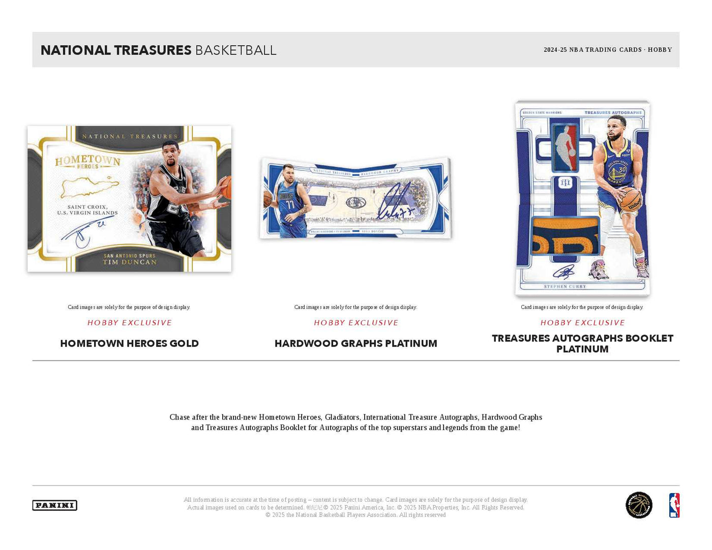 2024-25 Panini National Treasures Basketball Hobby Box