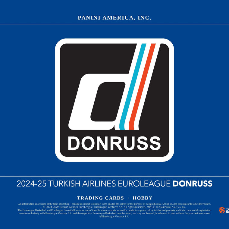 2024-25 Panini Donruss Turkish Airlines Euroleague Basketball Hobby Box