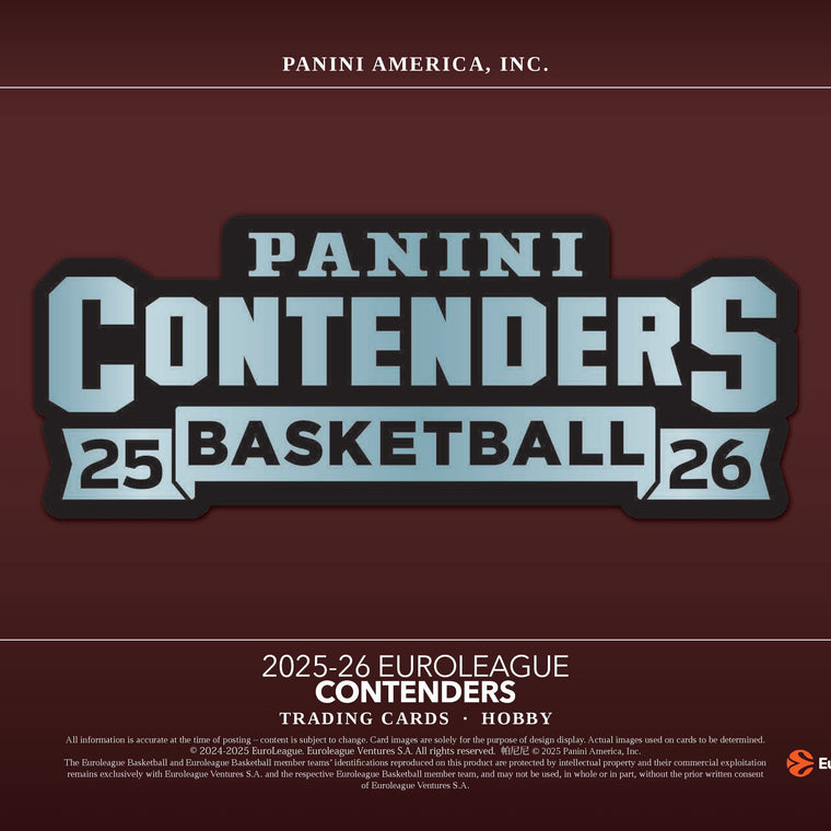 2025-26 Panini Contenders EuroLeague Basketball Hobby Box