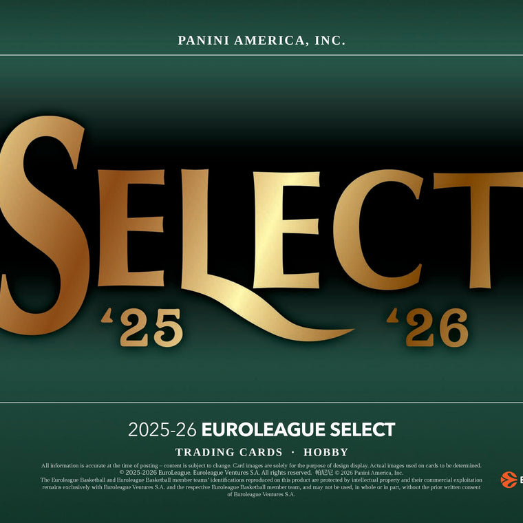 2025-26 Panini Select EuroLeague Basketball Hobby Box