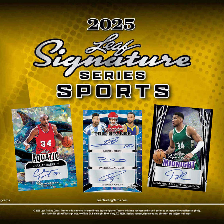 2025 Leaf Signature Series Multi-Sport Hobby Box