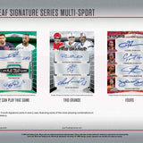 2025 Leaf Signature Series Multi-Sport Hobby Box