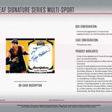 2025 Leaf Signature Series Multi-Sport Hobby Box