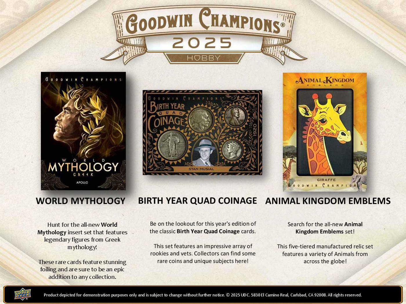 2025 Upper Deck Goodwin Champions Hobby Box