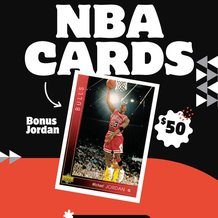Bundle of NBA - 15 Basketball Trading Cards + Bonus Michael Jordan