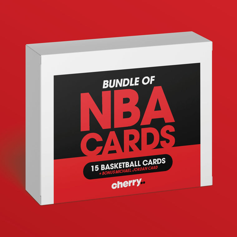 Bundle of NBA - 15 Basketball Trading Cards + Bonus Michael Jordan