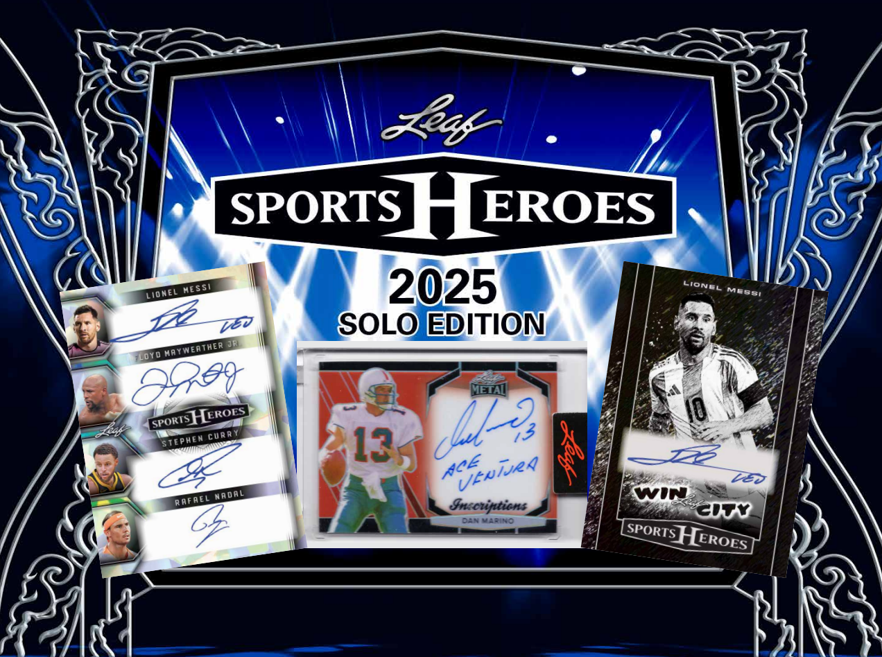 2025 Leaf Metal Sports Heroes Solo Edition Hobby Pack
