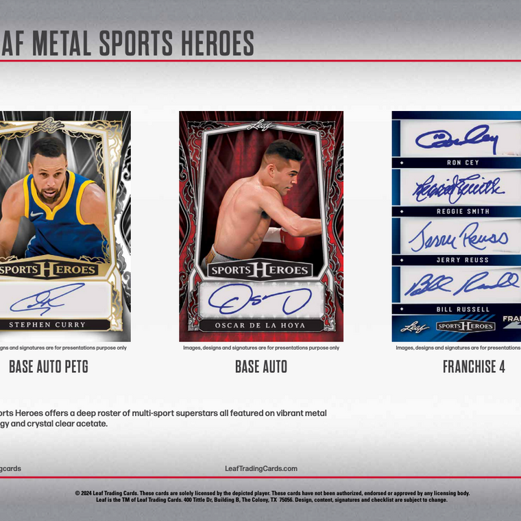 2025 Leaf Metal Sports Heroes Solo Edition Hobby Pack