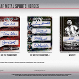 2025 Leaf Metal Sports Heroes Solo Edition Hobby Pack