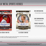 2025 Leaf Metal Sports Heroes Solo Edition Hobby Pack
