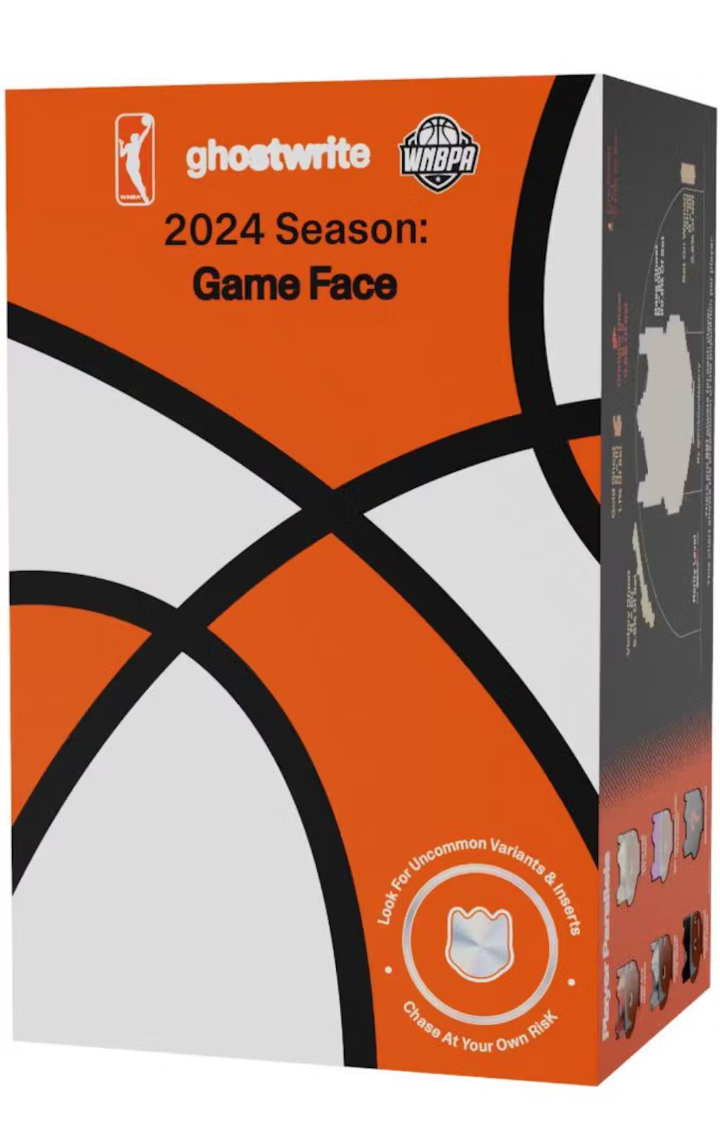 2024 Ghostwrite WNBA Game Face Basketball Blind 12-Box Case