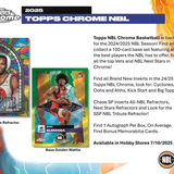 2024-25 Topps NBL Chrome Basketball Hobby Pack