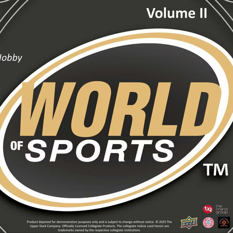2025 Upper Deck World of Sports Volume 2 Multisport Hobby Box