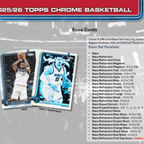 2025-26 Topps Chrome Basketball Hobby Box