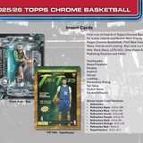 2025-26 Topps Chrome Basketball Jumbo Box