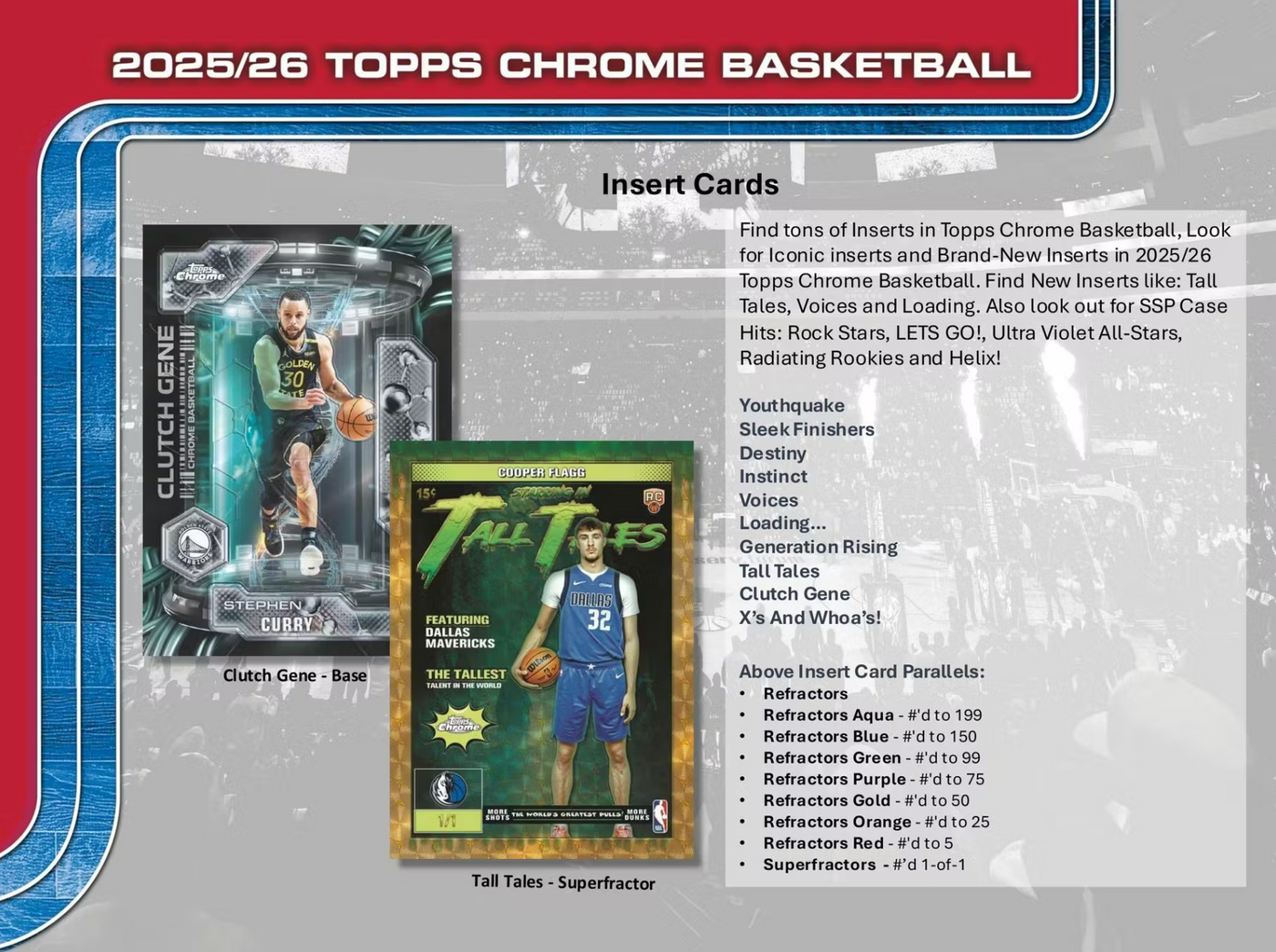2025-26 Topps Chrome Basketball Hobby Box
