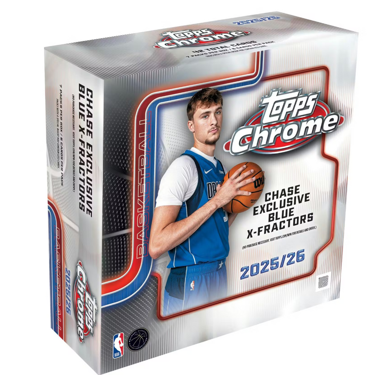2025-26 Topps Chrome Basketball Mega Box