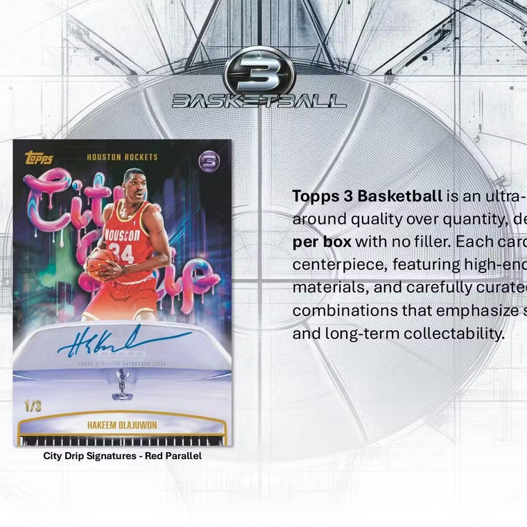 2025-26 Topps Three Basketball Hobby Box