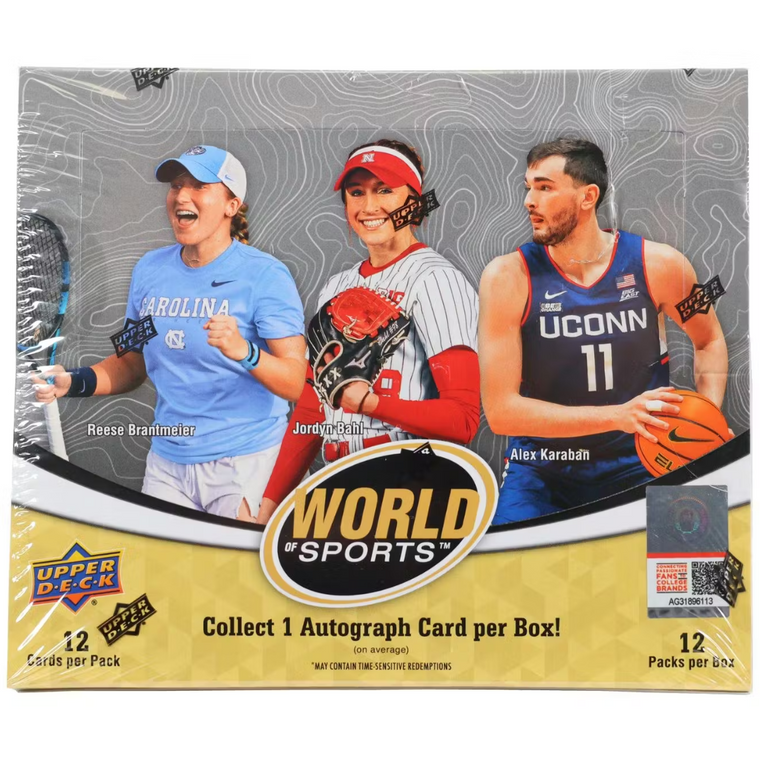 2025 Upper Deck World of Sports Volume 1 Multisport Hobby Box