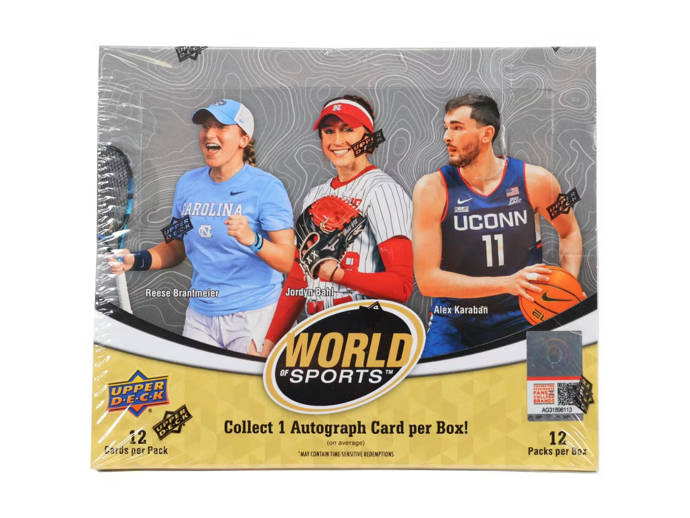 2025 Upper Deck World of Sports Volume 1 Multisport Hobby Box