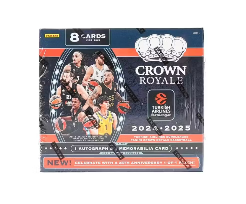 2024-25 Panini Crown Royale Euroleague Basketball Hobby Box