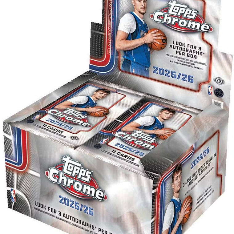 2025-26 Topps Chrome Basketball Jumbo Box