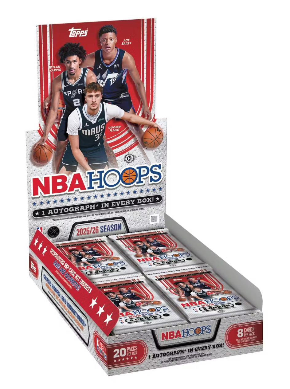 2025-26 Topps Hoops Basketball Hobby Box