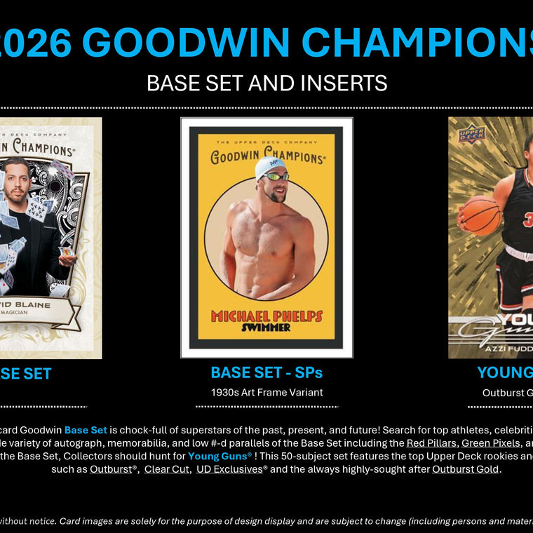 2026 Upper Deck Goodwin Champions Hobby Box (Pre Order)