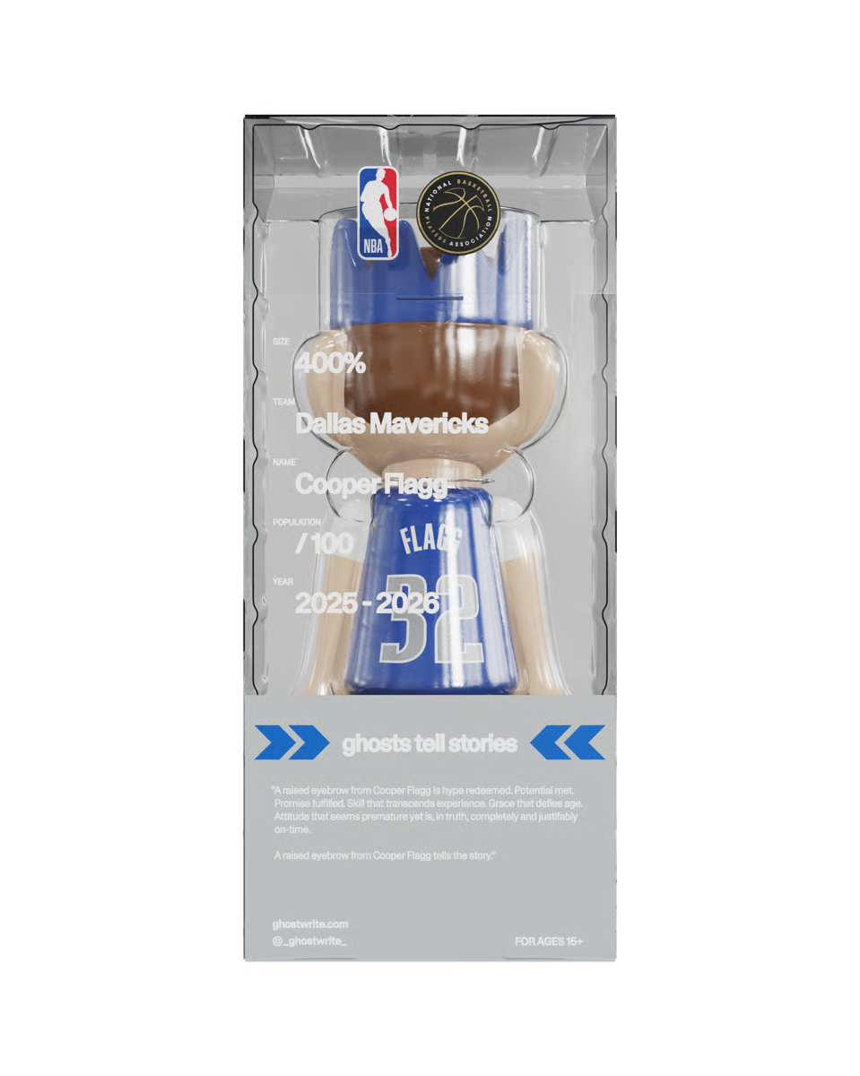 2025-26 Ghostwrite COOPER FLAGG Rookie Base NBA 400%