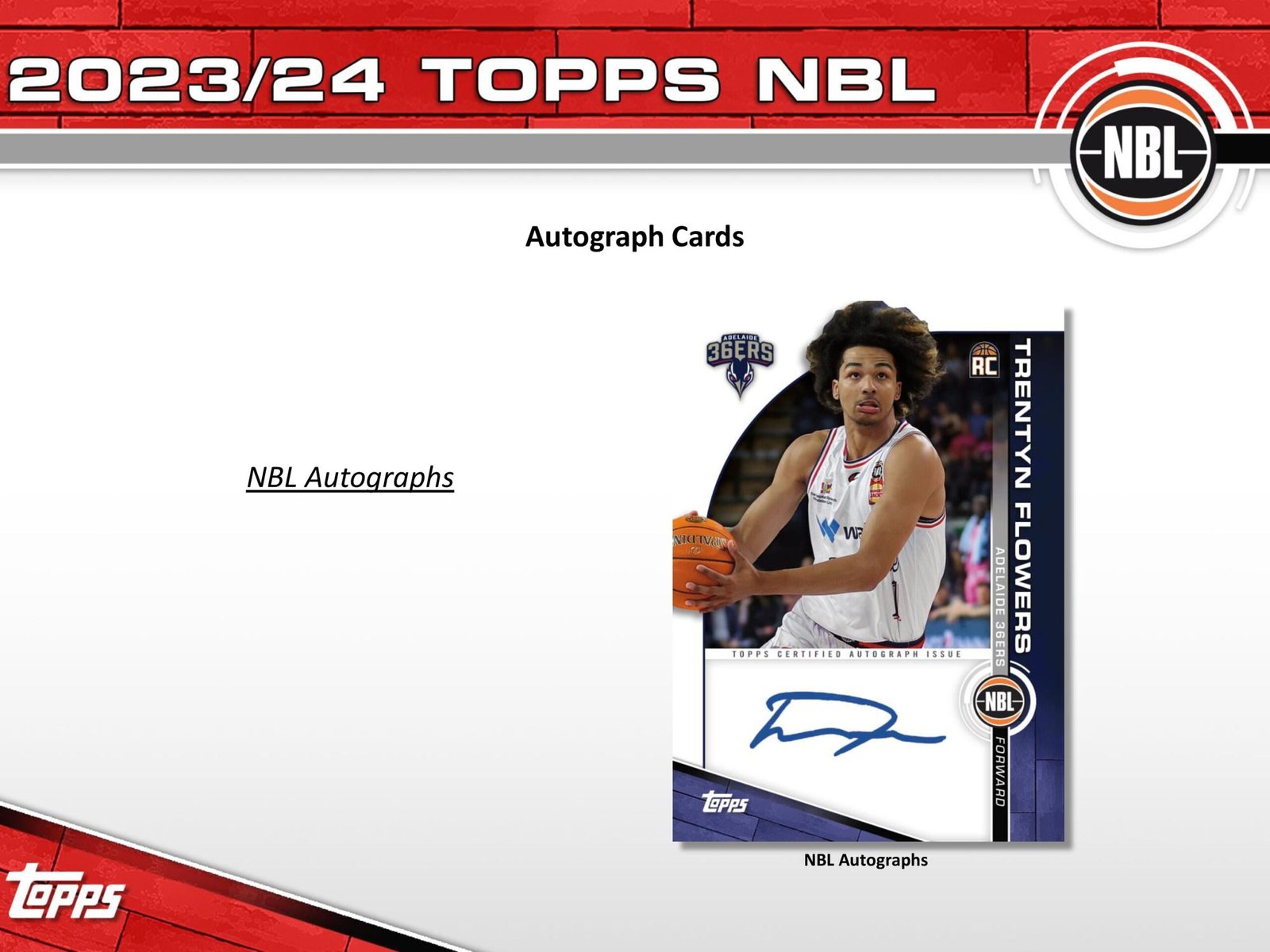 2023-24 Topps NBL Basketball Hobby Box