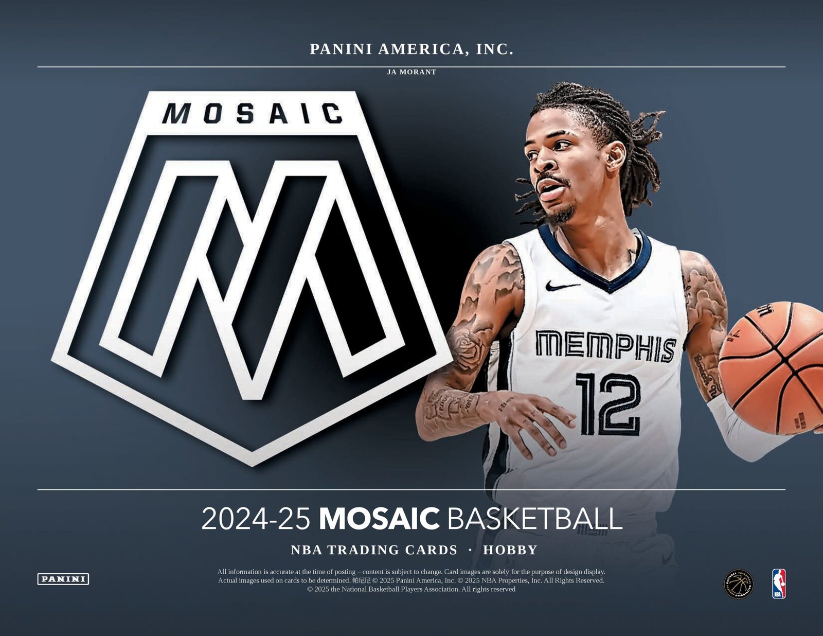 2024-25 Panini Mosaic Basketball Hobby Box