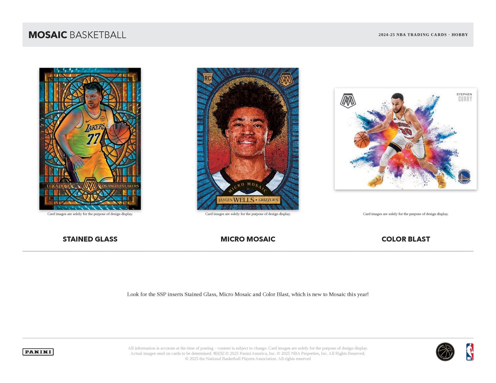 2024-25 Panini Mosaic Basketball Hobby Box