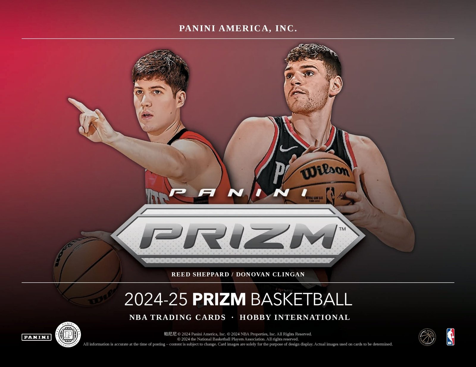 2024-25 Panini Prizm Basketball Hobby International Box