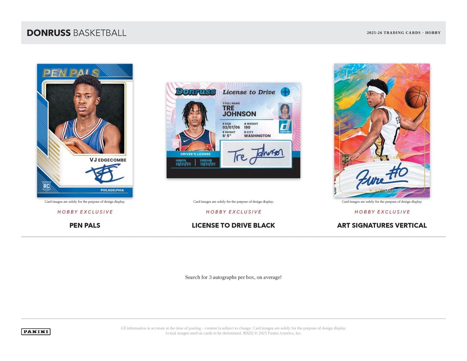 2025-26 Panini Donruss Basketball Hobby Box