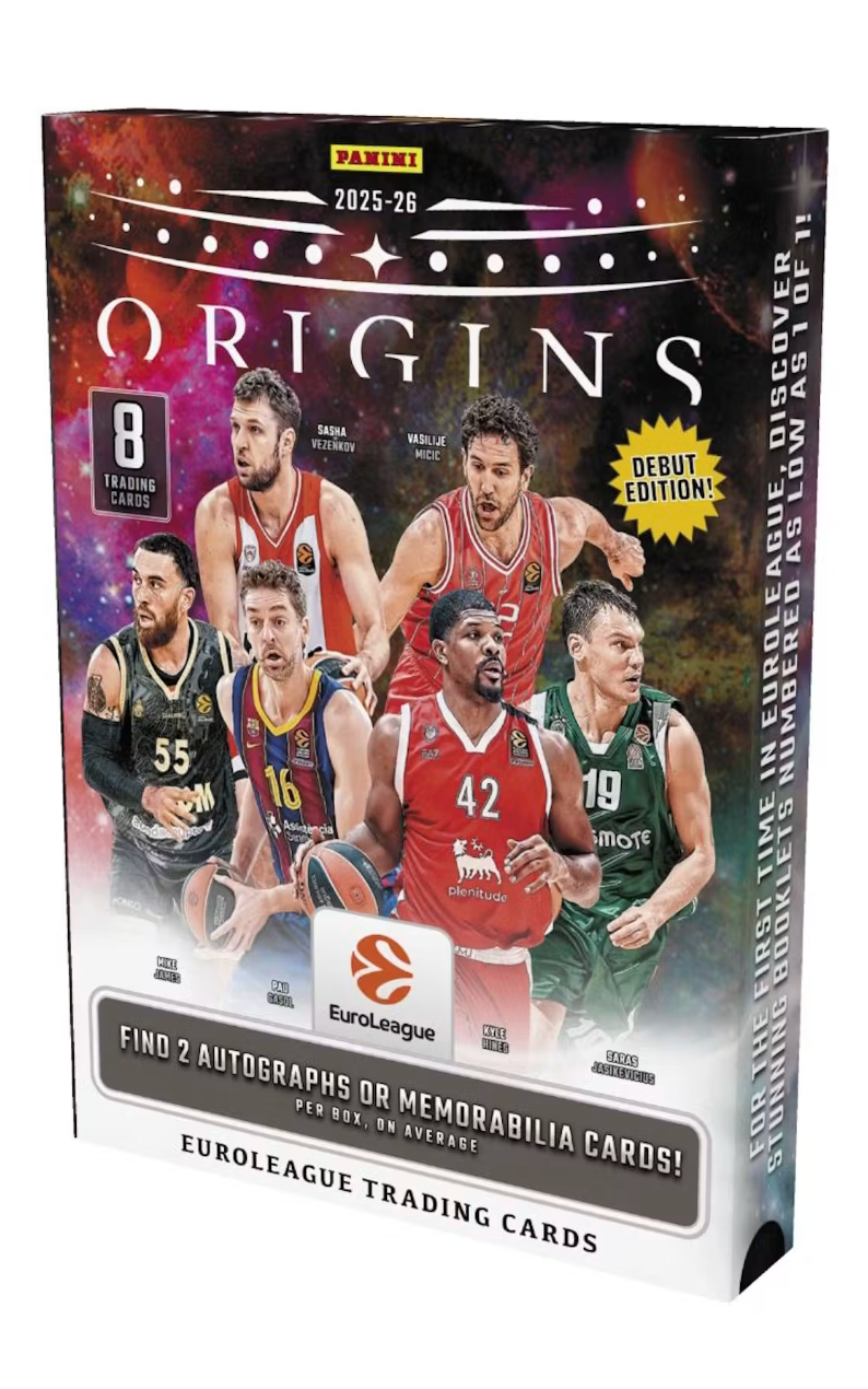2025-26 Panini Origins EuroLeague Basketball Hobby Box