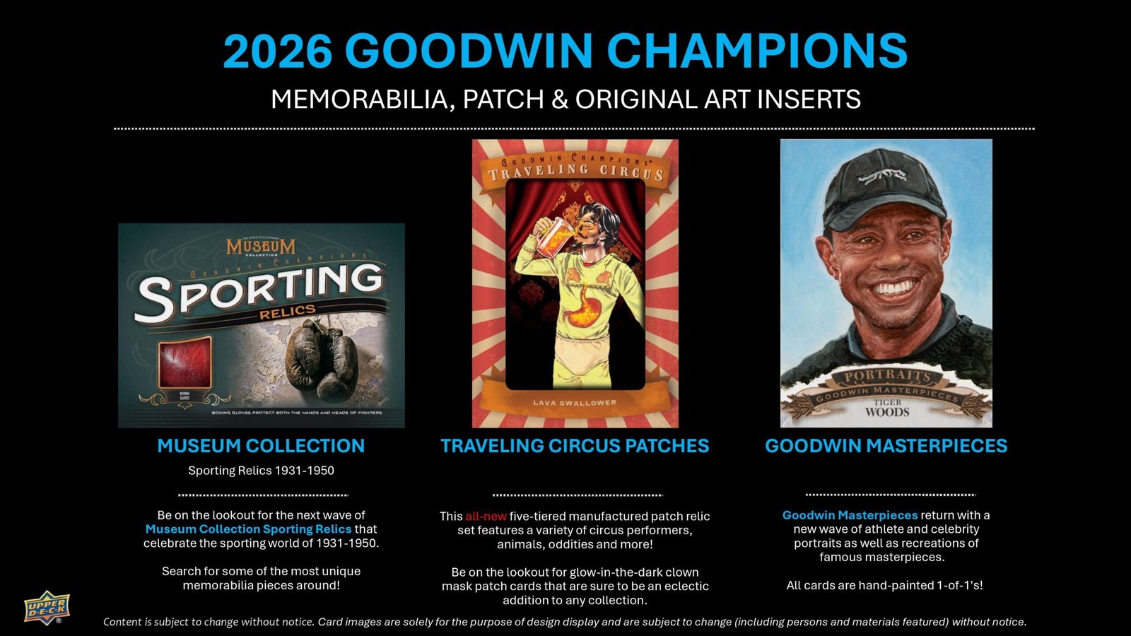 2026 Upper Deck Goodwin Champions Hobby Box (Pre Order)