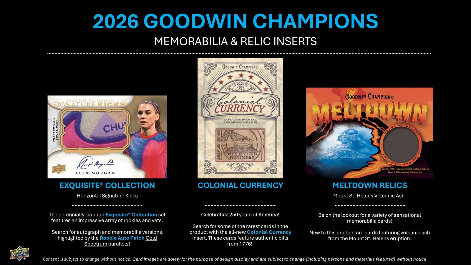 2026 Upper Deck Goodwin Champions Hobby Box (Pre Order)
