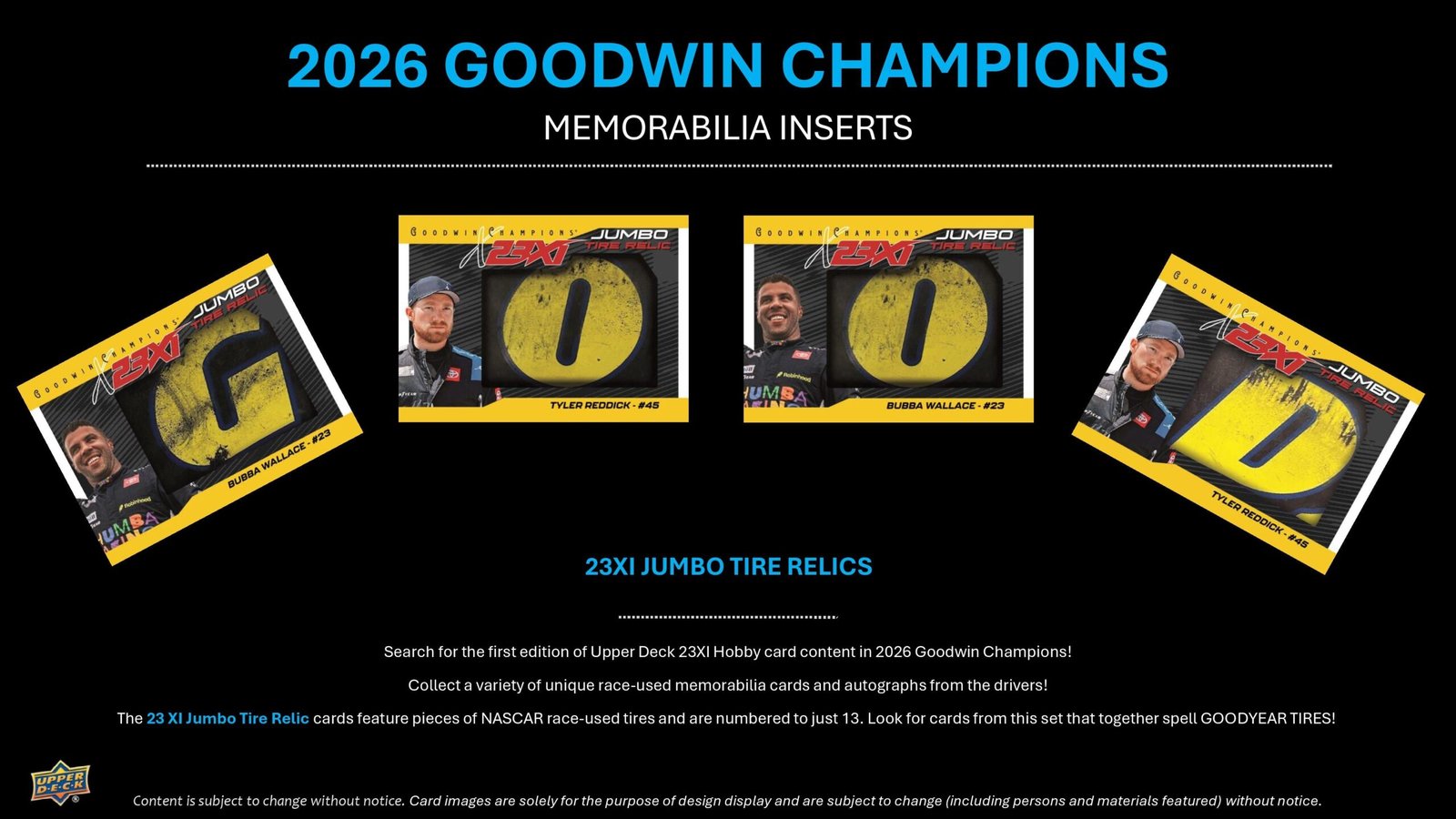 2026 Upper Deck Goodwin Champions Hobby Box (Pre Order)